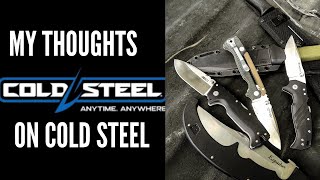 Cold Steel Brand Review My Thoughts on This Brand [upl. by Alyahs617]