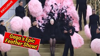 Lady Gaga Stuns with FeatherFilled Spectacle at Olympics 2024 Opening Ceremony [upl. by Rodi]