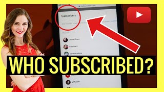 WHO SUBSCRIBED How to CHECK public SUBSCRIBER LIST on YOUTUBE Desktop amp Mobile 2021 WATCH THIS [upl. by Yemerej954]