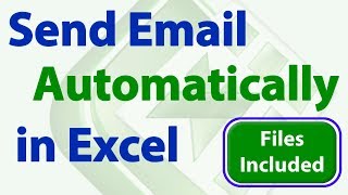 Send Emails from Excel  Automatically and Manually Macro amp NonMacro Solution [upl. by Onstad]