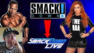 REACTING TO EVERY SMACKDOWN INTRO SINCE 1999 [upl. by Adalia154]