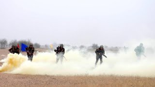 Indian Army Battle Axe Division warriors conduct rehearsals of battle procedures at Pokhran [upl. by Tanya238]