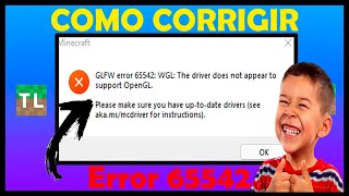 CORRIGIR O ERRO Minecraft GLFW Error 65542 WGL The Driver Does Not Appear To Support OpenGL  2023 [upl. by Latsyrcal378]