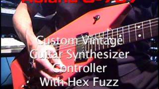 Roland G707 Vintage Guitar with Hex Fuzz Upgrade [upl. by Lebaron]