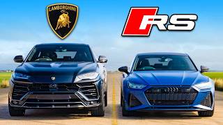 Lamborghini Urus vs RS7 Performance ARRANCONES [upl. by Jackqueline]