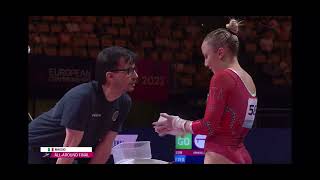 Campionati Europei Ginnastica Artistica  Martina Maggio [upl. by Wystand]