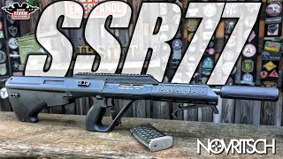 SSR77 by Novritsch esta Steyr AUG si vale la pena  Review amp Test Shot  Airsoft Review en Español [upl. by Annawoj]