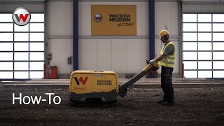 Wacker Neuson HowTo trilplaat bedienen makkelijk gemaakt NL [upl. by Aninay]