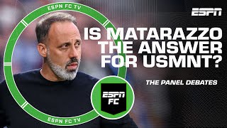 Pellegrino Matarazzo linked with USMNT head coaching job 👀 The panel is split  ESPN FC [upl. by Nnaarat]