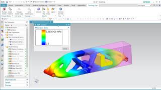 How to use topology optimization designer NX12 Siemens [upl. by Elrem27]