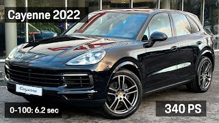 Porsche Cayenne 2022 Jet Black Metallic  interior Black Leather [upl. by Verger]