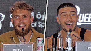 HIGHLIGHTS Jake Paul vs Tommy Fury • FINAL PRESS CONFERENCE  BT Sport Boxing [upl. by Hcaz]