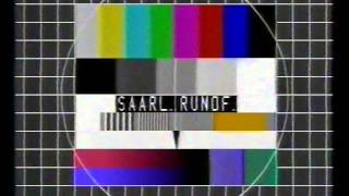 ARD Testbild Saarländischer Rundfunk  Werbung Globus  Talbot  Nachrichten 1981 Video 2000 [upl. by Halilahk]