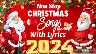 Best Christmas Songs 2025 🎅🏼 Nonstop Christmas Songs Medley with Lyrics 2025 🎄 Merry Christmas 2025 [upl. by Ylhsa]