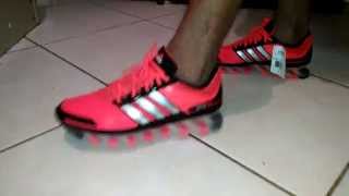 Testando adidas springblade laranja [upl. by Ennovehc]