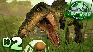 THE CARNIVORES ARE HERE  Jurassic World Evolution  Claires Sanctuary  Ep2 HD [upl. by Metzger]