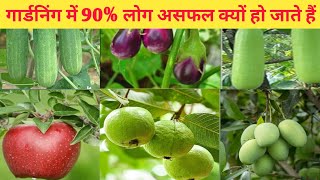 गार्डनिंग में 90 लोग असफल क्यों हो जाते हे Reasons Why 90 of Gardeners FAIL in Gardeninggarden [upl. by Tnecillim519]