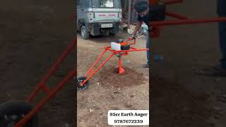 Earth auger rs 8000 9787672239 Melur Madurai TN India 5 [upl. by Angy]