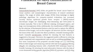 NSGA II DL Metaheuristic Optimal Feature Selection With Deep Learning Framework for HER2 Classificat [upl. by Seamus]