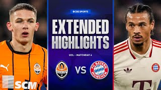 Shakhtar Donetsk vs Bayern Extended Highlights  UCL League Phase MD 6  CBS Sports Golazo [upl. by Law737]