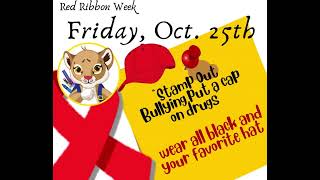 2024 2025 Red Ribbon Week 2 [upl. by Giguere]