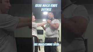 Krav maga knife defense option [upl. by Esilahc273]