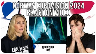 Norway  Eurovision 2024 Reaction  Gåte  Ulveham  Eurovision Hub [upl. by Lekram701]