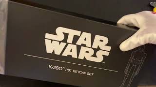 Starwars K2SO keycaps from NovelKeys unboxing [upl. by Howlan]