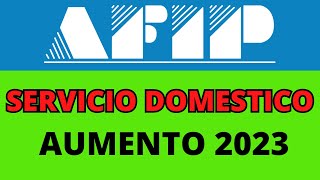 💲💲💲Remuneraciones Servicio Domestico Abril  Mayo y Junio 2023 afip tutorialesafip noticiasafip [upl. by Etnelav234]