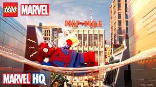 🕷️ SpiderMan Showdown Doc Ock amp Venom FaceOff 🕷️  LEGO Marvel SpiderMan [upl. by Gladdie]