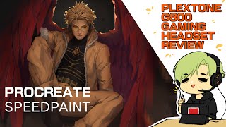 Plextone G800 x Procreate Speedpaint Hawks [upl. by Nirtiac]