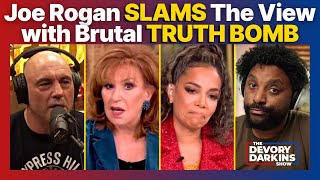 The View SLAMMED by Joe Rogan with Brutal TRUTH BOMB [upl. by Agathy]