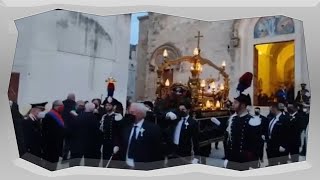 Grumo Appula Venerdi Santo uscita della processione marcia Doloroso Addio banda città di Bari [upl. by Allimrac]