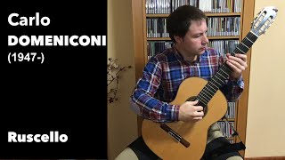 Ruscello  Carlo Domeniconi José Manuel Velasco Martín Guitarra [upl. by Bourne]