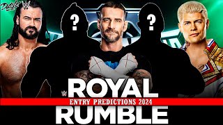 WWE Men´s Royal Rumble Match 2025  Entry Predictions [upl. by Hewart]