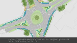 Revised plans for Lawnswood roundabout [upl. by Enyalb]