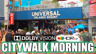 Citywalk Universal Studios Orlando Full Morning Walkthrough 2024 [upl. by Pepi]