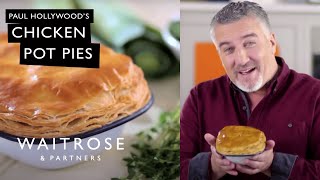 Paul Hollywoods Chicken Pot Pies  Waitrose [upl. by Annoyik]