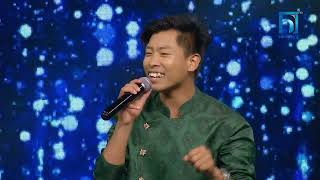 Nogen Hangsarumba quotMaile Mayale Diekoquot  The Voice of Nepal Season 5 2023 [upl. by Mouldon]