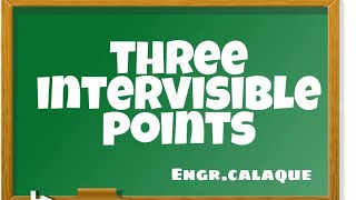 Three Intervisible Points [upl. by Dhaf]