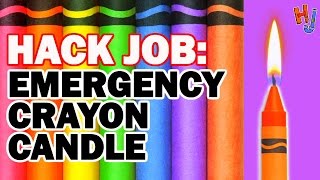 HACK Emergency Crayon CandleGrill  Hack Job 4 [upl. by Imtiaz]