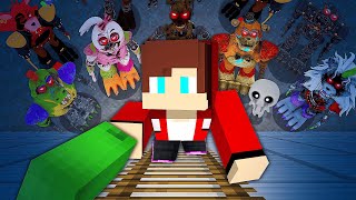 Mikey and JJ are trying to ESCAPE from the FNAF world  Mazien JJ and Mikey [upl. by Meesaw757]