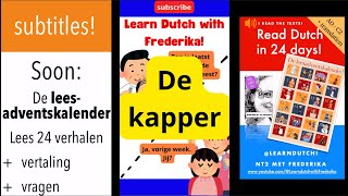 NT2 De kapper The Hairdresser Nederlands Dutch Nederland Holland Inburgering Staatsexamen [upl. by Petronella]