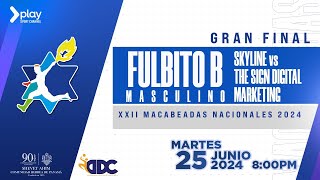 GRAN FINAL Fulbito Masculino B  Skyline vs The Sign Digital Marketing  25 Junio 2024 [upl. by Laureen]