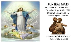 LODOVICO VICO ROCCO Funeral Mass [upl. by Gefen]