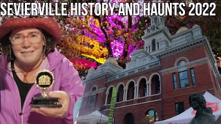 History and Haunts 2022 Dawns Zombie Walk Win and Hay Rides Sevierville Tennessee Smokies Fun [upl. by Kcirred]