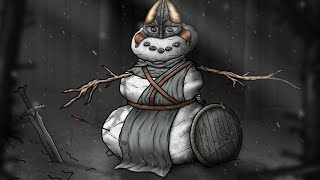 Skyrim Winterhold Snowman Merry Christmas 2017 [upl. by Berkie703]