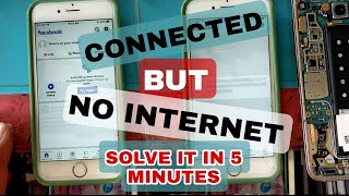 FIX ALL iPHONE CONNECTED ON WIFI BUT NO INTERNET CONNECTION [upl. by Nodaj941]