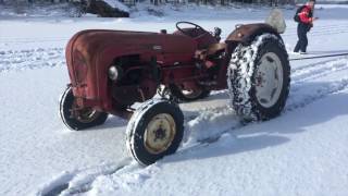 Porsche Diesel amp Valmet 20 Tractors on ice [upl. by Willette]