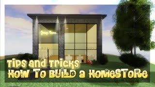 Roblox Studio  How To Build a Homestore  Tips and Tricks  SpeedBuild [upl. by Adelaida284]